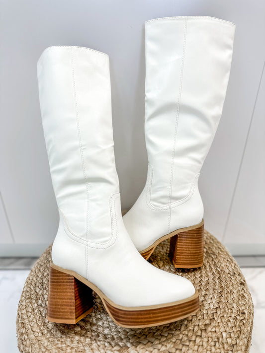 Juniper White Boots