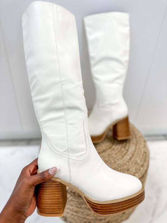 Juniper White Boots