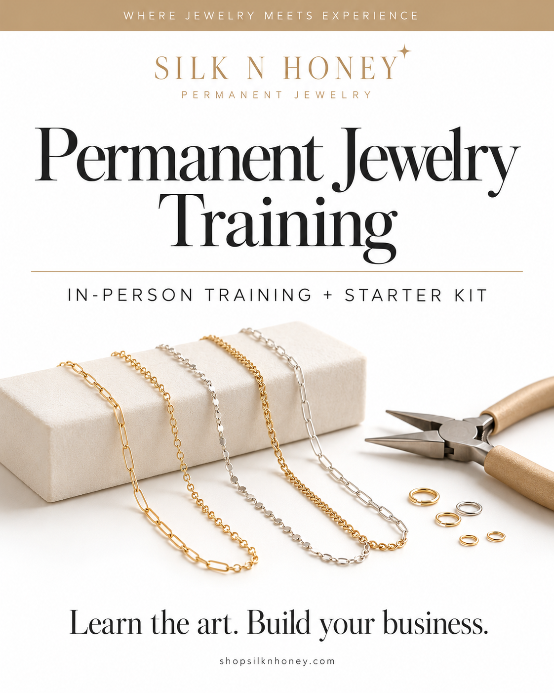 Permanent Jewelry Training & Starter Kit - Welding Machine Included